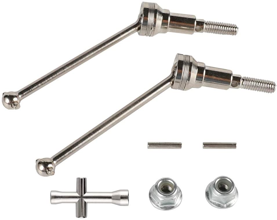 1/18 RC Cars Upgraded Spare Parts Apply for HBX 2020 New Version 18858 & 18859 Metal Front Drive shafts T002 & M1884